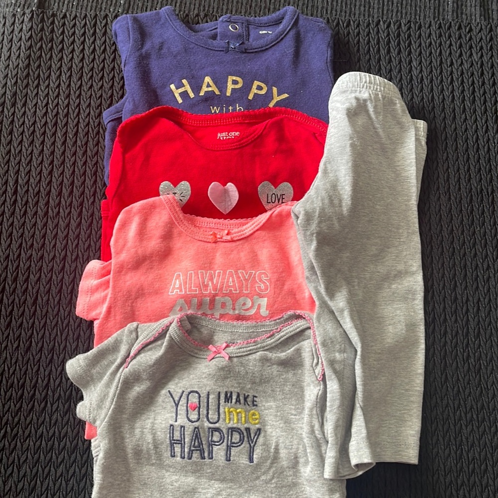 5pc Mixed lot - size 6 months